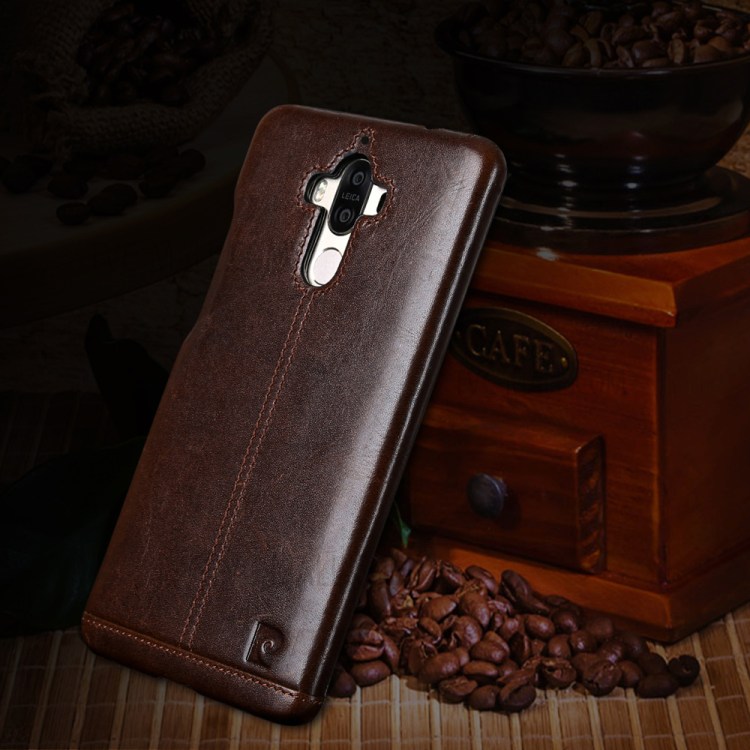 Case Huawei Mate 9 / Pre-order * Pierre Cardin พลาสติกคุณภาพสูงเคลือบด้วยหนังแท้เย็บที่เหนือกว่า *