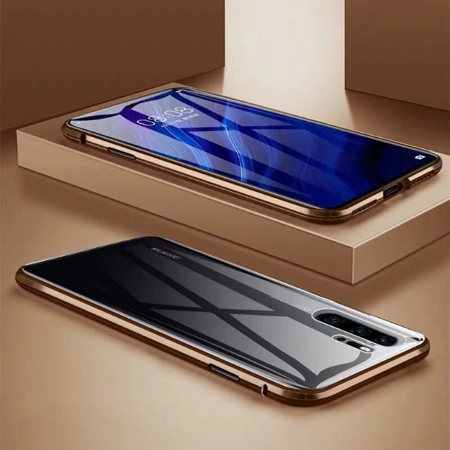 Case Huawei Y9 Prime 2019 # Pre-Order * เคสการดูดซับแม่เหล็กหรูหรา กรอบโลหะกระจกสองด้านฝาครอบป้องกัน *