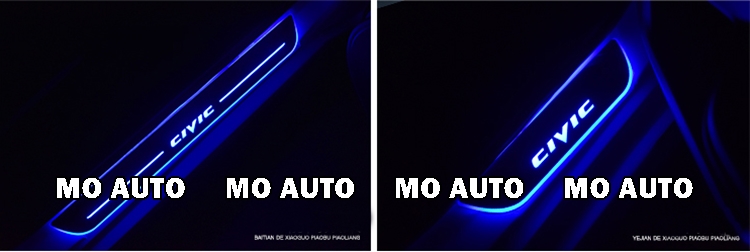 สคับเพลท LED ไฟวิ่ง สำหรับ CIVIC FC / FK 2016-2021