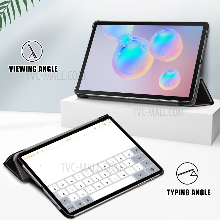 Case Samsung Galaxy Tab S6 Lite / Pre-Order * เคสสมาร์ท ลวดลาย ขาตั้งสามพับช่วยให้ดูและพิมพ์ได้ง่าย หลับ / ตื่นอัตโนมัติ *