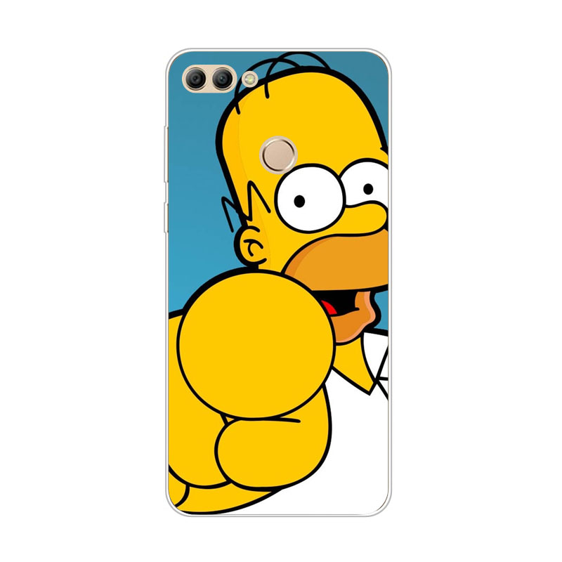 Case Huawei Y9 / Pre-order * เคสซิลิคอนการ์ตูนจิตรกรรมTPU Softปกหลัง *