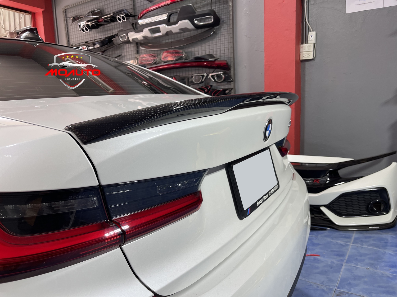 สปอยเลอร์ฝากระโปรงท้าย BMW G20 ทรง MP