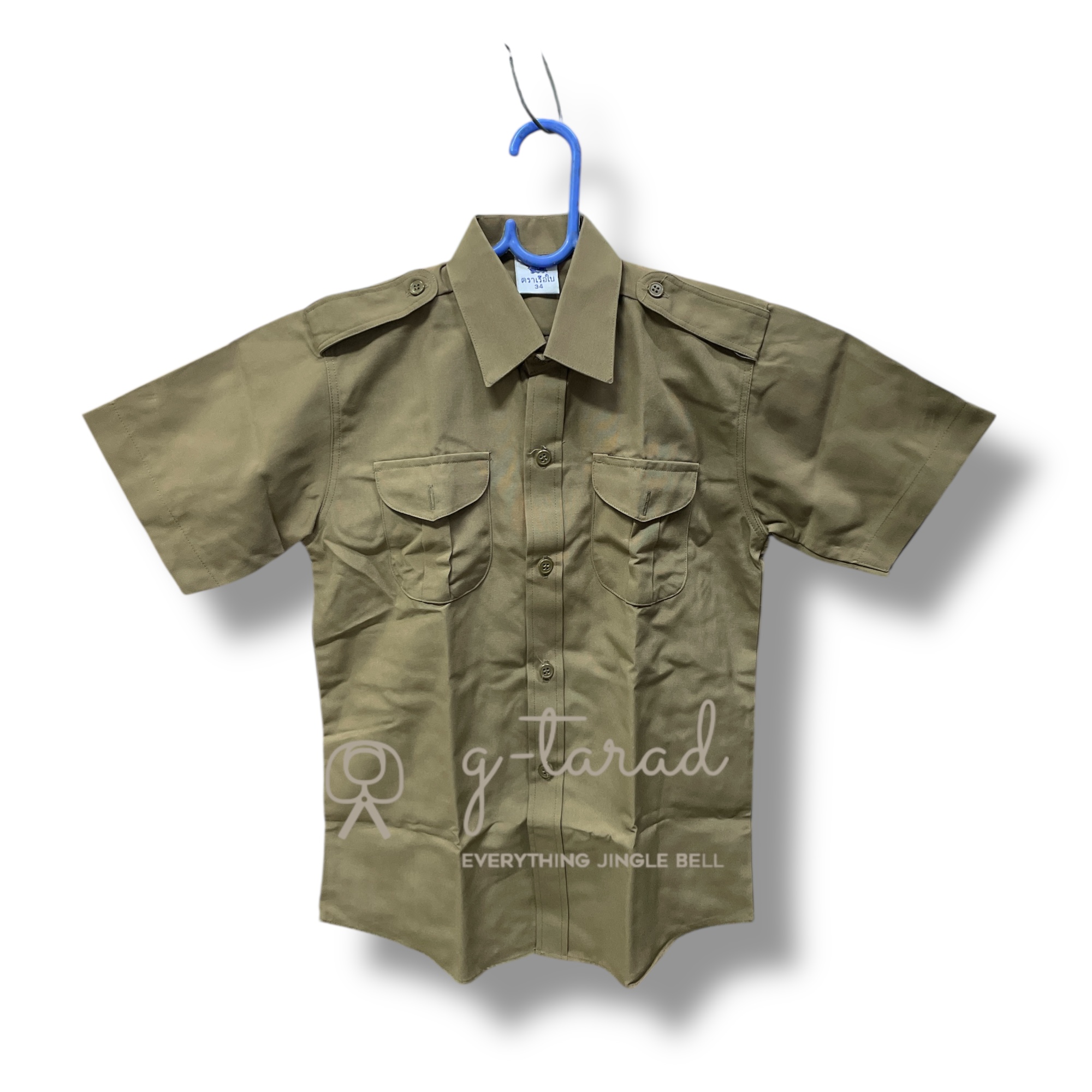 เสื้อลูกเสือตราเรือใบ เบอร์ 34-44