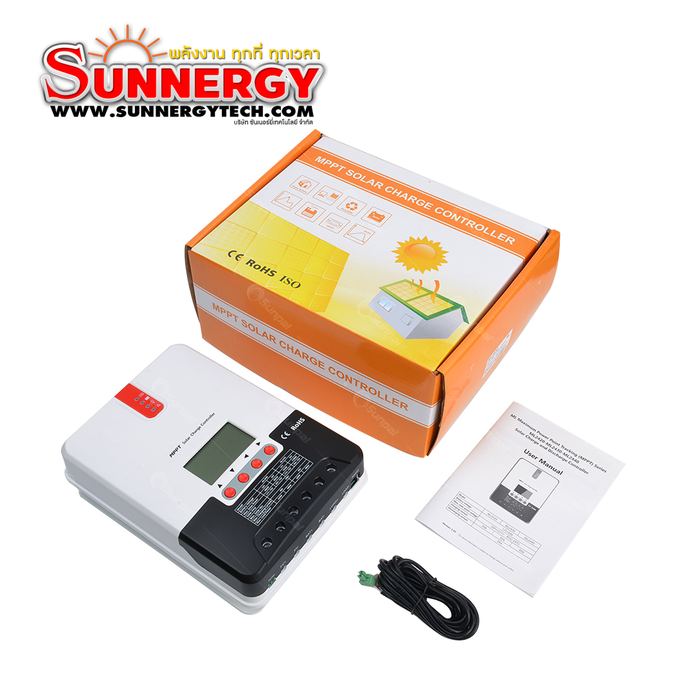 โซล่าชาร์จเจอร์ MPPT30A 12/24V รองรับ 100V