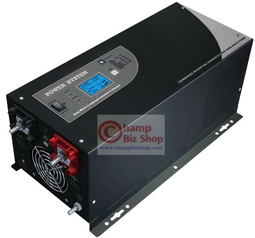 เครื่องแปลงไฟรถเป็นไฟบ้าน Hybrid Solar Pure Sine Wave - HR Series รุ่น 2000W