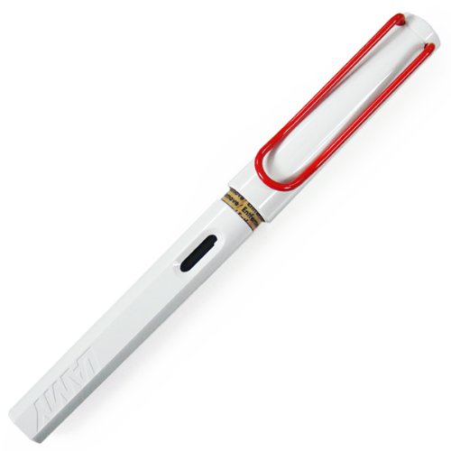Lamy Safari Japan limited edition White whit Red clip