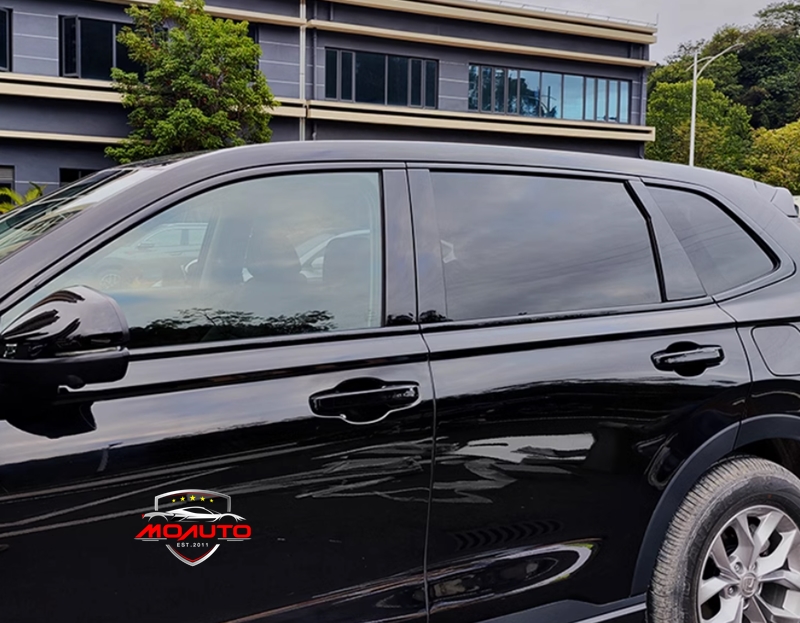 ครอบเสากลางดำเงา CR-V G6