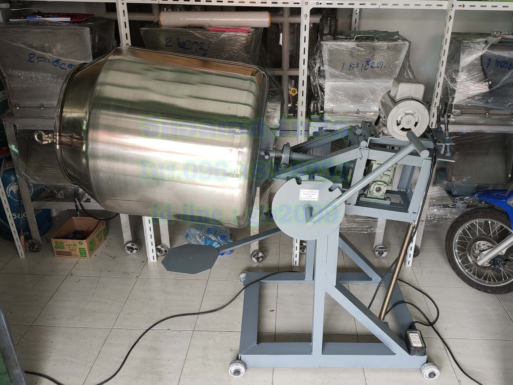 เครื่องคั่วพริก7-10กิโลกรัม ขนาด25X28นิ้ว