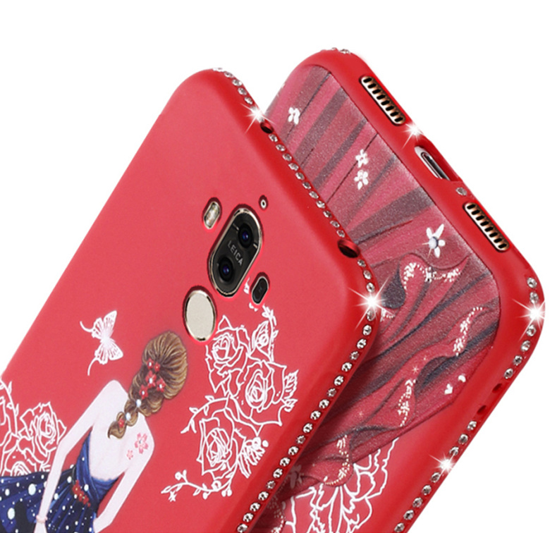 Case Huawei Mate 9 / Pre-order * 3D เพชร TPU ซิลิโคนอ่อนนุ่ม *