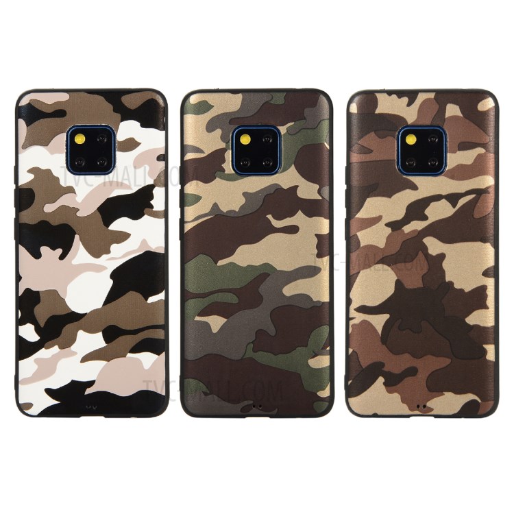 Case Huawei Mate 20 Pro / Pre-order * เคสลายพราง Soft TPU สามารถบิดได้อย่างอิสระโดยไม่แตกร้าว *
