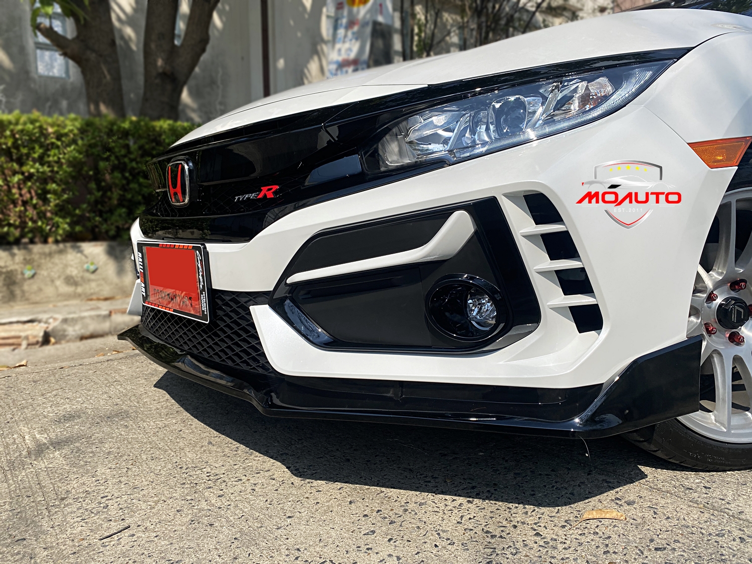 ฝาครอบช่องไฟตัดหมอกหน้า - หลัง งานดิบ ทรง TYPE-R MC CIVIC FC / FK