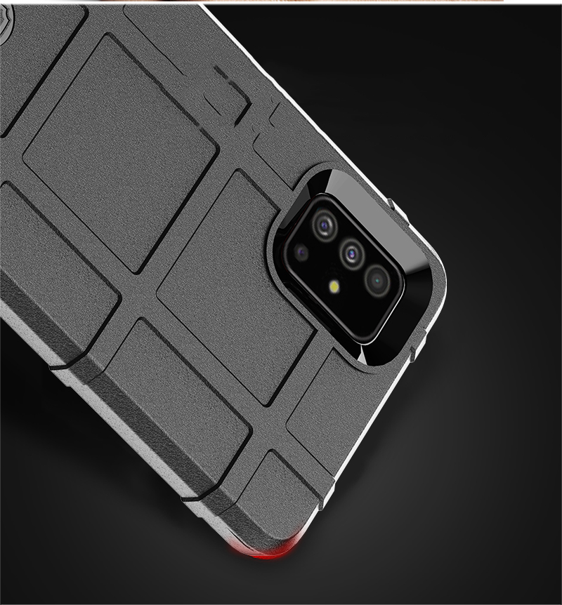 Case Samsung Galaxy A71 / Pre-order * เคสกันกระแทกที่มีความทนทานตารางสี่เหลี่ยมเนื้อ TPU *