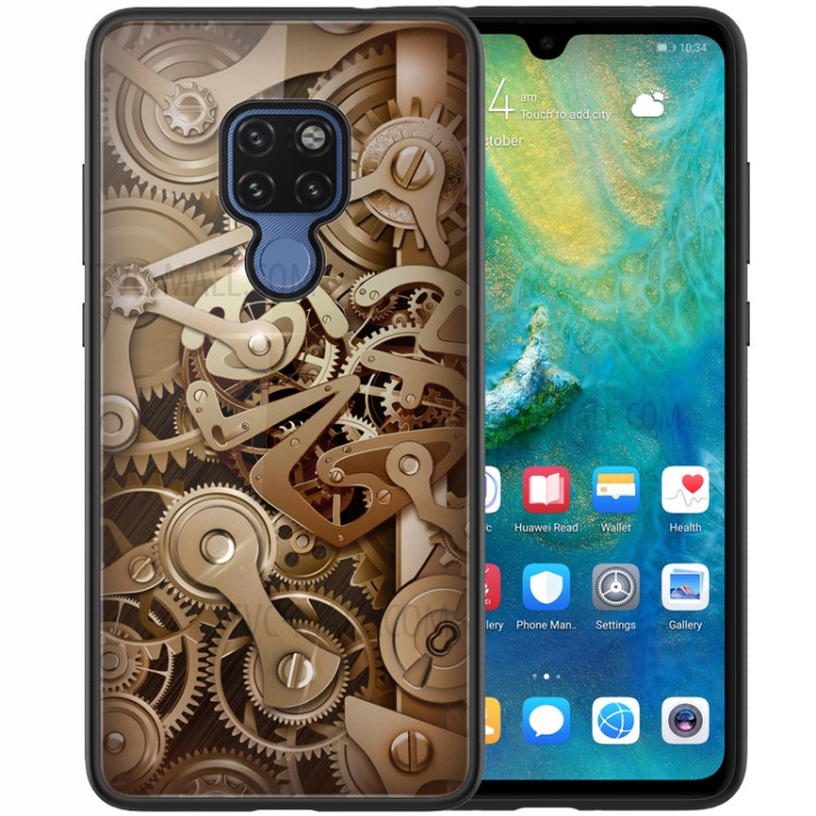 Case Huawei Mate 20 / Pre-order * NILLKIN เคส Spacetime เคสรูปเกียร์ กระจกนิรภัย + PC + TPU ปกไฮบริด *