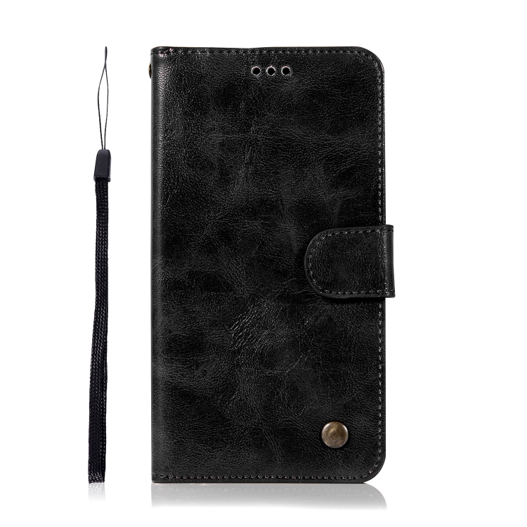 Case Lenovo Vibe P1 / Pre-order * Retro ทองแดงปุ่ม Crazy Horse กระเป๋าสตางค์ 3 ช่องใส่โทรศัพท์มือถือ *