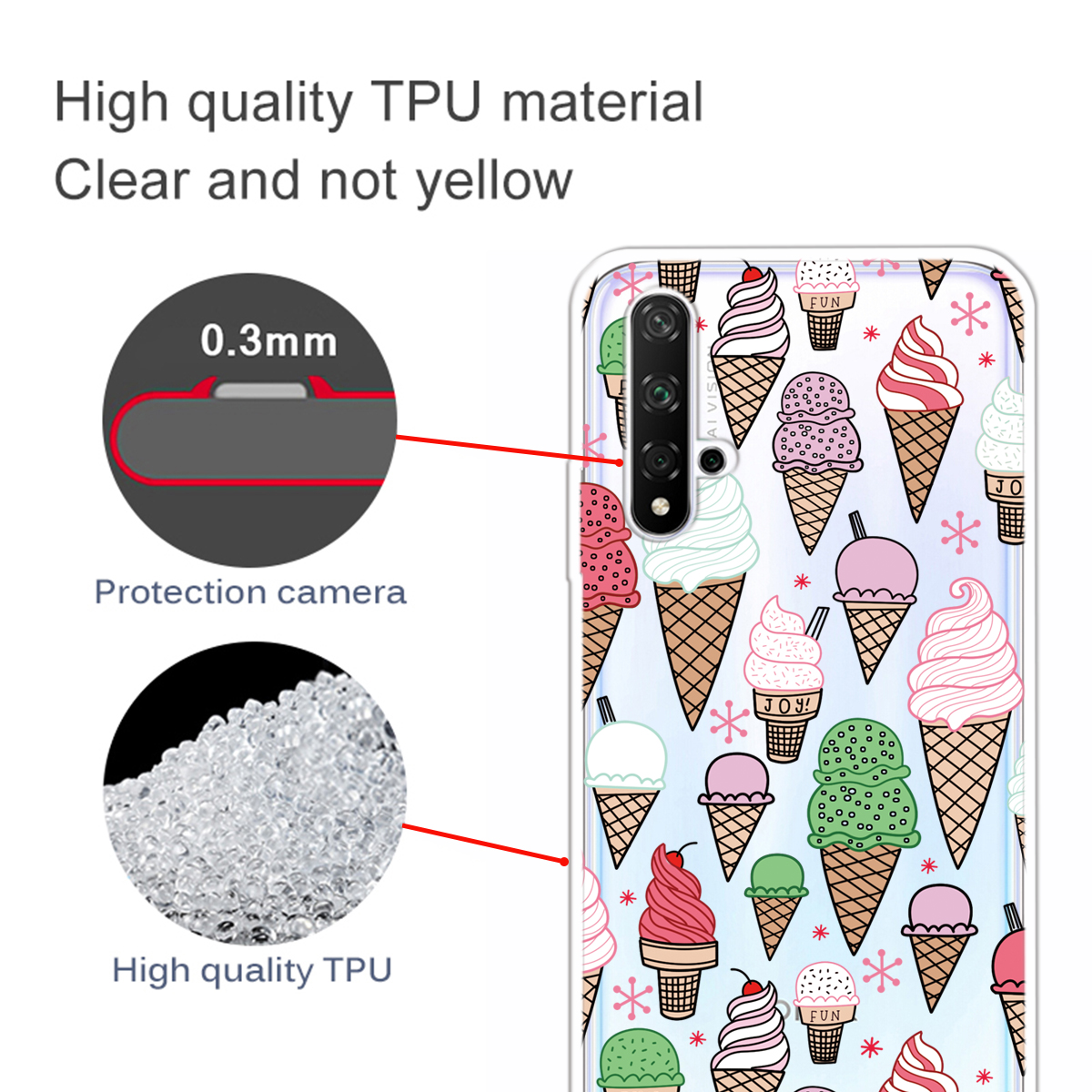 Case Huawei Nova 5T / Pre-order * รูปแบบการพิมพ์ลายเคส TPU ใส *