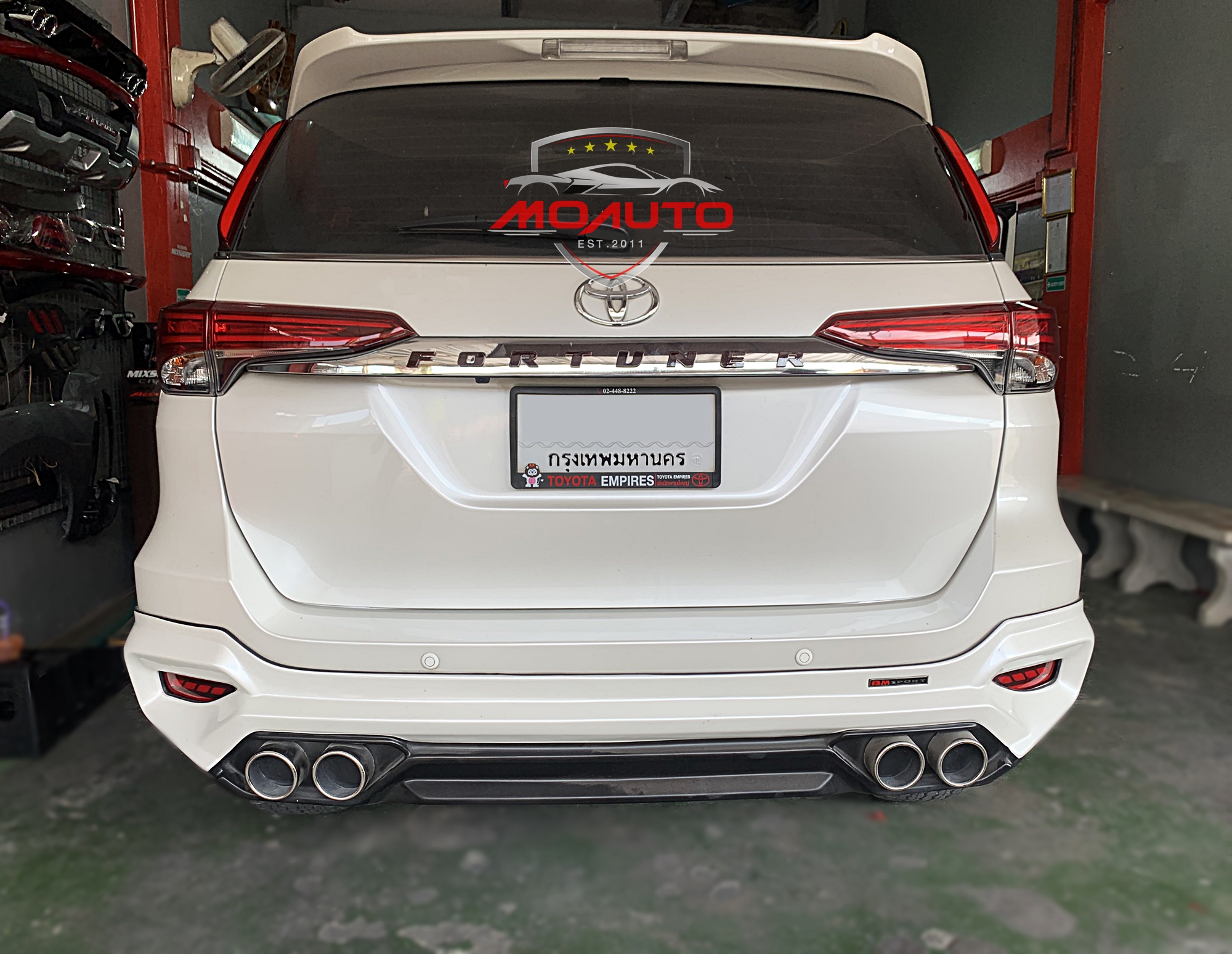 ไฟทับทิมกันชนท้าย V1 New Fortuner