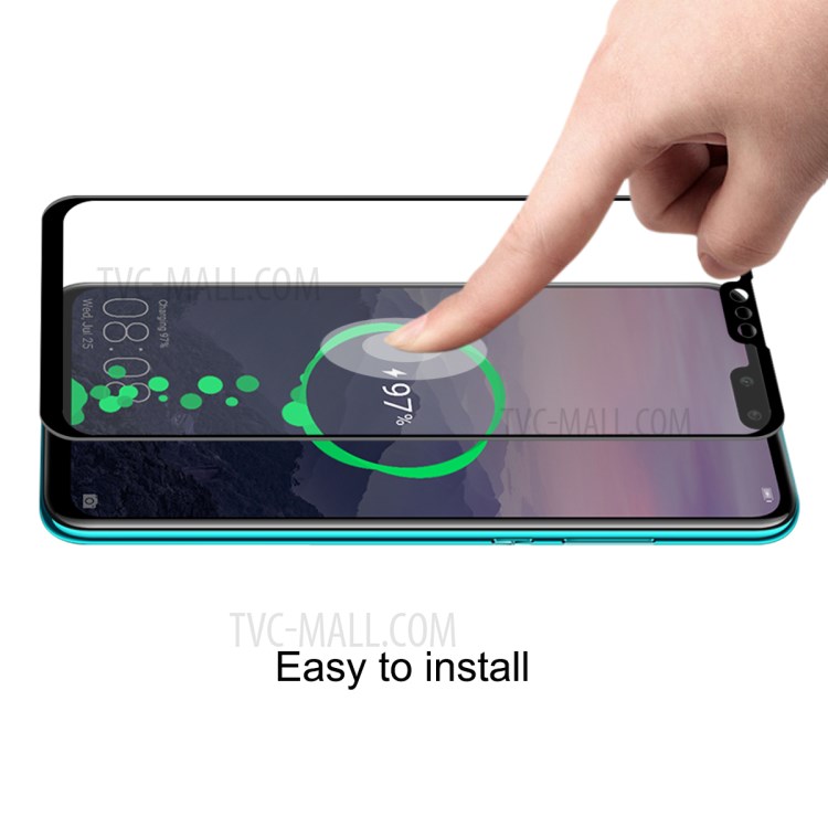 กระจกนิรภัย Huawei Y9 2019 / Pre-orde * HAT PRINCE ขอบโค้ง 6D สำหรับการป้องกันเต็มหน้าจอป้องกันฝุ่น *