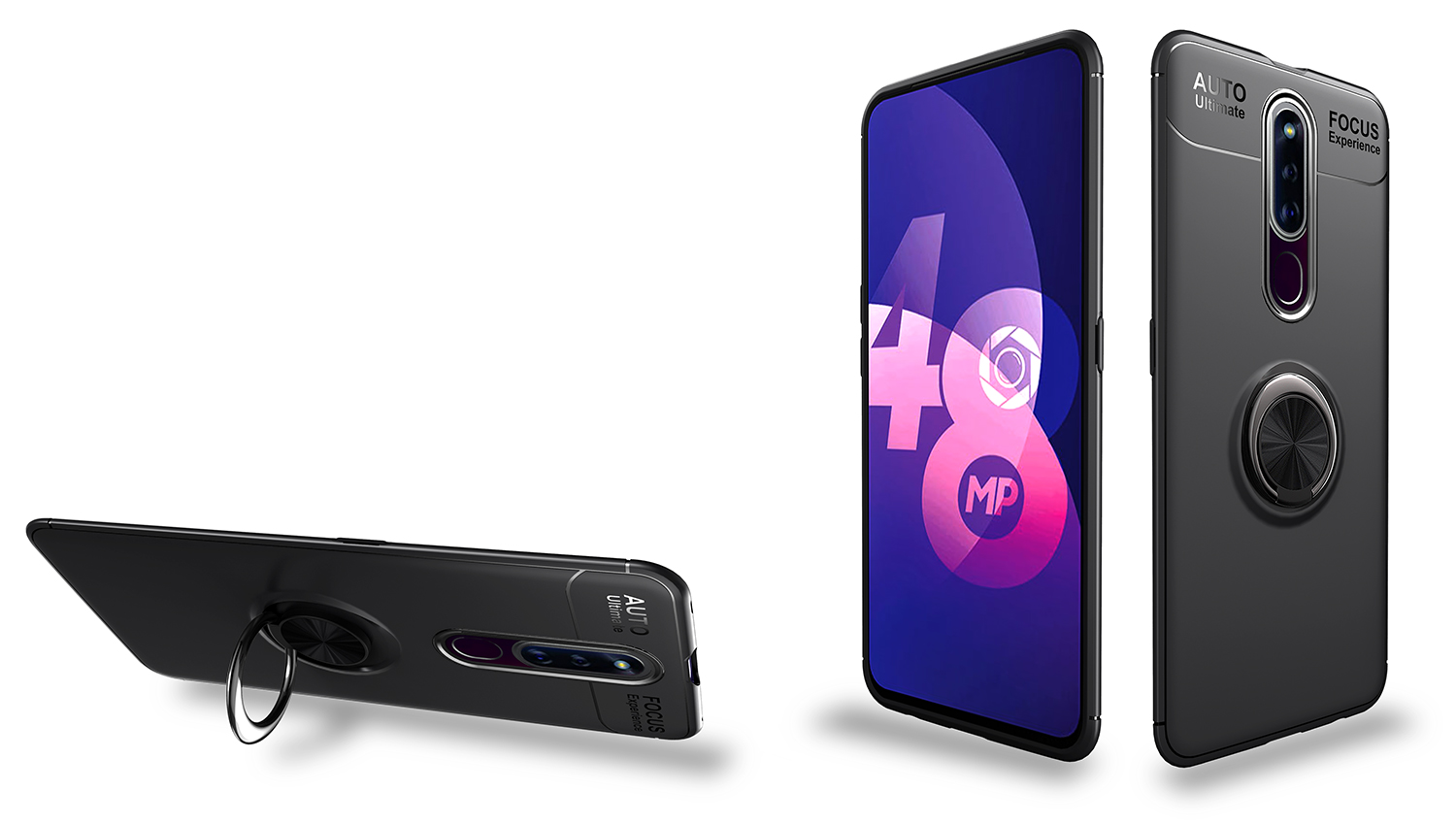 Case OPPO F11 Pro / Pre-Order * วัสดุ TPU คุณภาพสูงกันกระแทกและทนต่อแรงกระแทก แหวนนิ้วขา TPU Case *