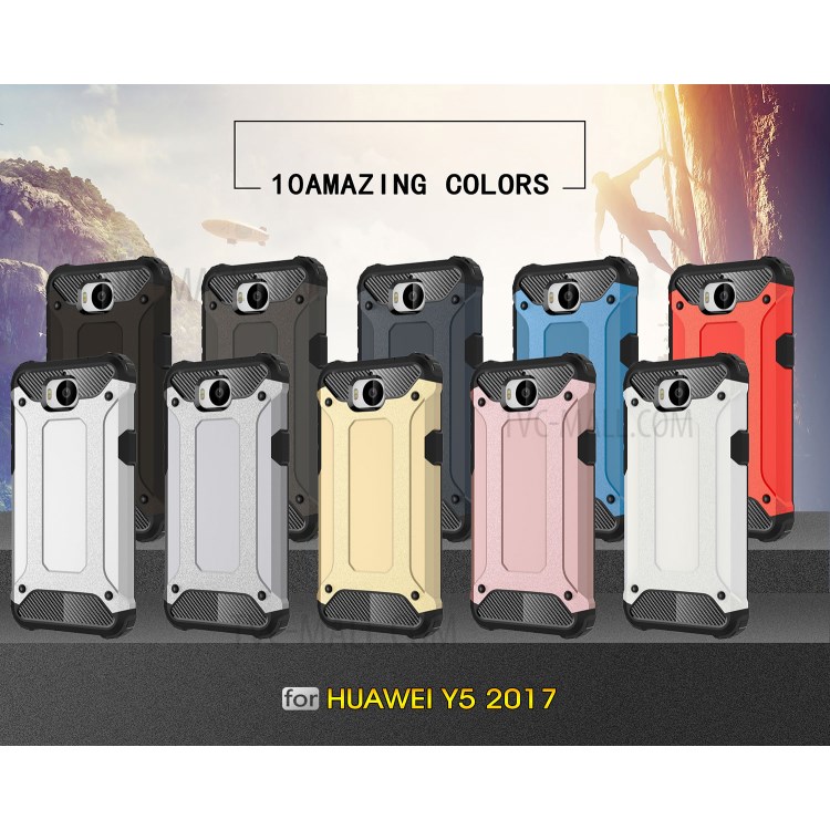 Case Huawei Y5 2017 / Pre-order * Armor Guard ไฮบริด TPU และวัสดุพลาสติก *