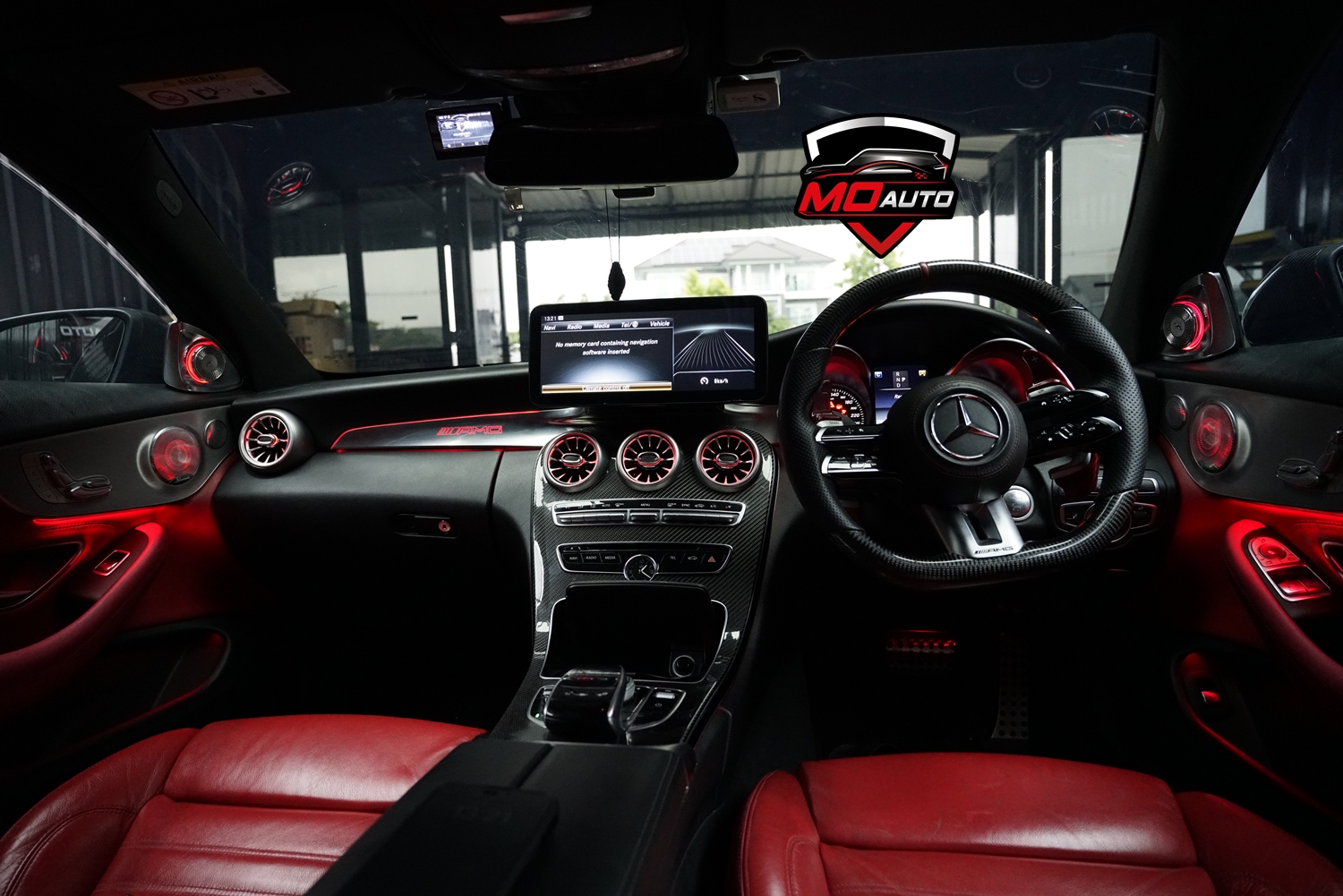 คอนโซลหน้า AMG 64สี - GLC C200 C250 W205