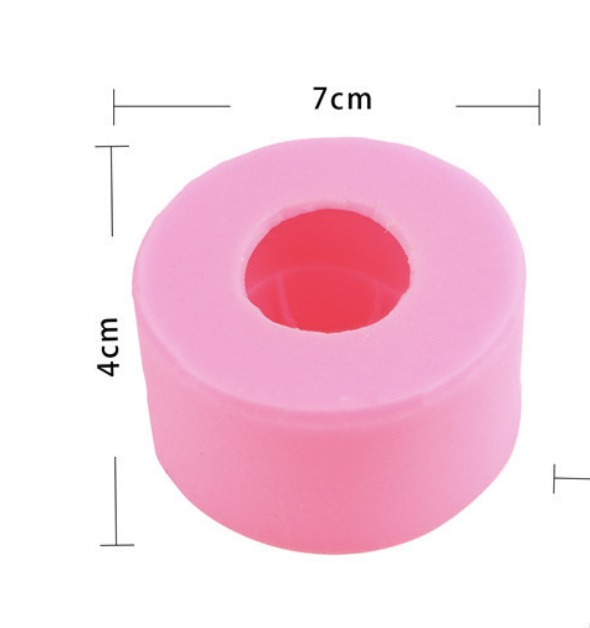 แม่พิมพ์ซิลิโคน มังคุด 50g นำเข้า 1 ชิ้น 5.2*3.5 cm 005461