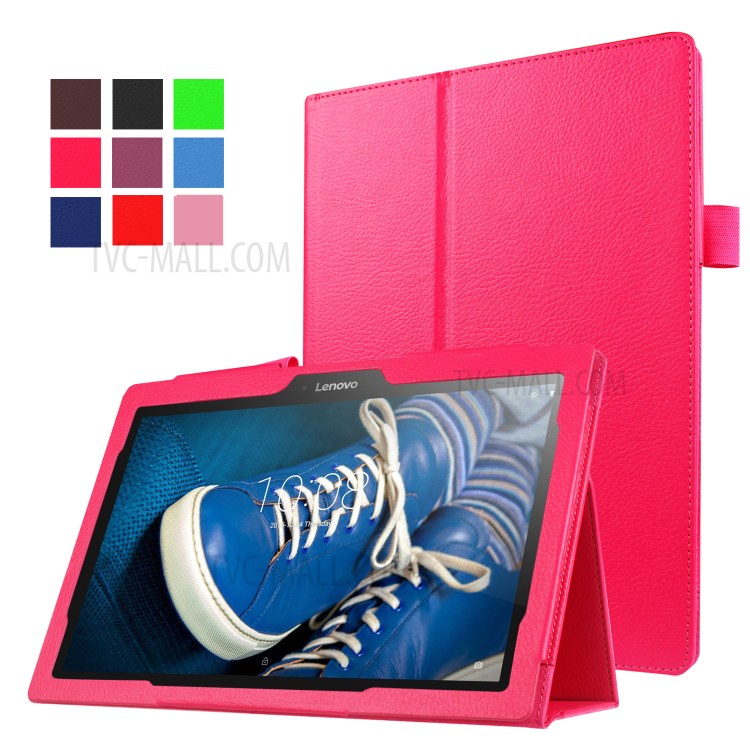 Case Lenovo Tab 3 10 Plus / Pre-order * เคสผิวลิ้นจี่ กระเป๋าหนัง PU ทนทาน *