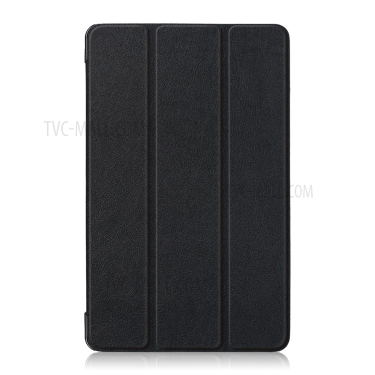 Case Huawei MediaPad M5 lite / Pre-Order * ผิวลิ้นจี่หนัง PU ยืน 3 - พับ หนัง PU คุณภาพดีและรูปลักษณ์ที่น่าดึงดูด *