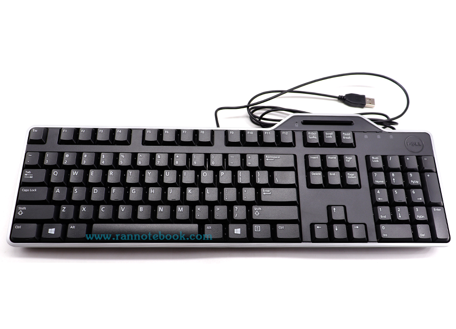 คีย์บอร์ด Dell KB813 อ่านบัตร Smart Card แท้ Dell Keyboard Smart Card USB แท้ ประกัน ศูนย์ Dell 1 ปี