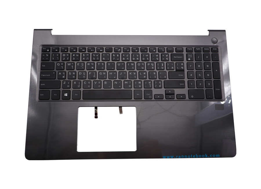 Keyboard Dell Vostro 15 5568 Backlit Keyboard คีย์บอร์ดโน๊ตบุ๊ค Dell 5568 อะไหล่