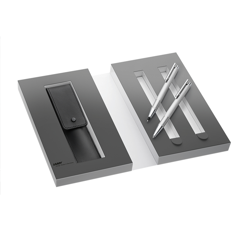 LAMY logo brushed ballpoint/pencil Set