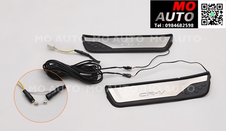 สคับเพลทชายบันได LED CR-V