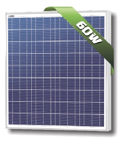 แผงโซล่าเซลล์ Solarland ชนิด Polycrystalline Silicon ขนาด 60W รับประกัน 10 ปี