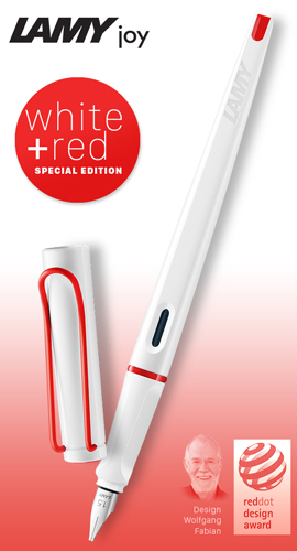 LAMY joy white/red clip 2019 limited edition