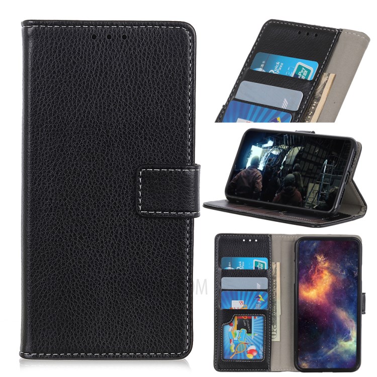 Case Huawei Y9 Prime 2019 / Pre-Order * เคสผิวลิ้นจี่หนัง แยกช่องสำหรับเก็บบัตรเครดิต ID และเงินสด *