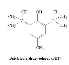 BHT ชะลอการเสื่อมของน้ำมันในสบู่ กันหืน 100g