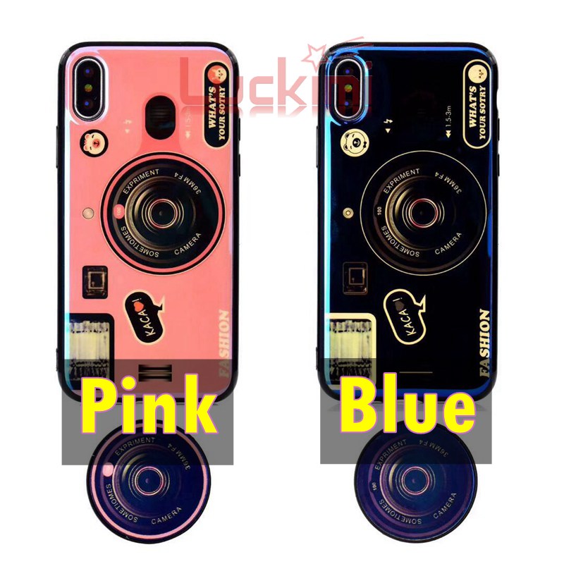 Case Huawei Y9 2018 / Pre-order * เคส blueray กล้องโทรศัพท์ + ขาตั้ง *