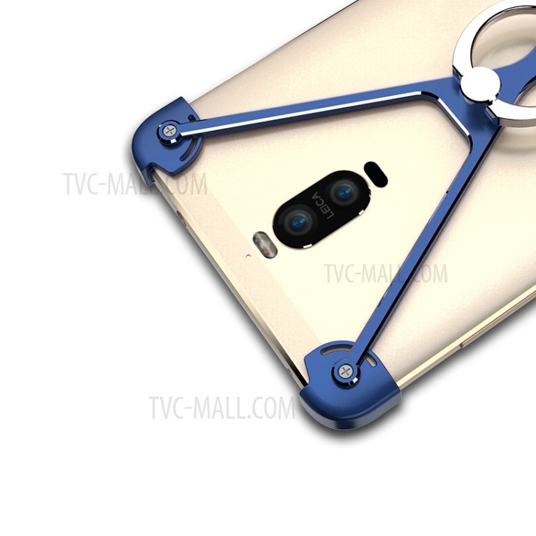 Case Huawei Mate 9 Pro / Pre-order * OATSBASF โครงโลหะรูปตัววีโลหะเงิน +แหวน *