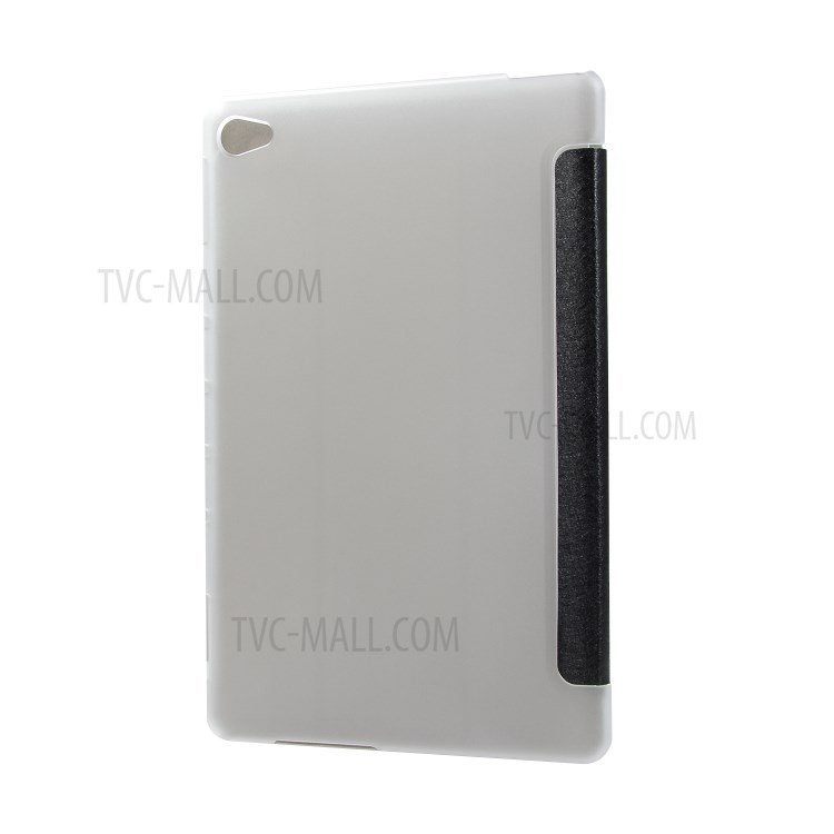 Case Huawei MediaPad M5 Lite 10' / Pre-order * เคสผ้าไหมเนื้อหนัง PU เปลือกสไตล์ที่หรูหรา 3 - พับ *