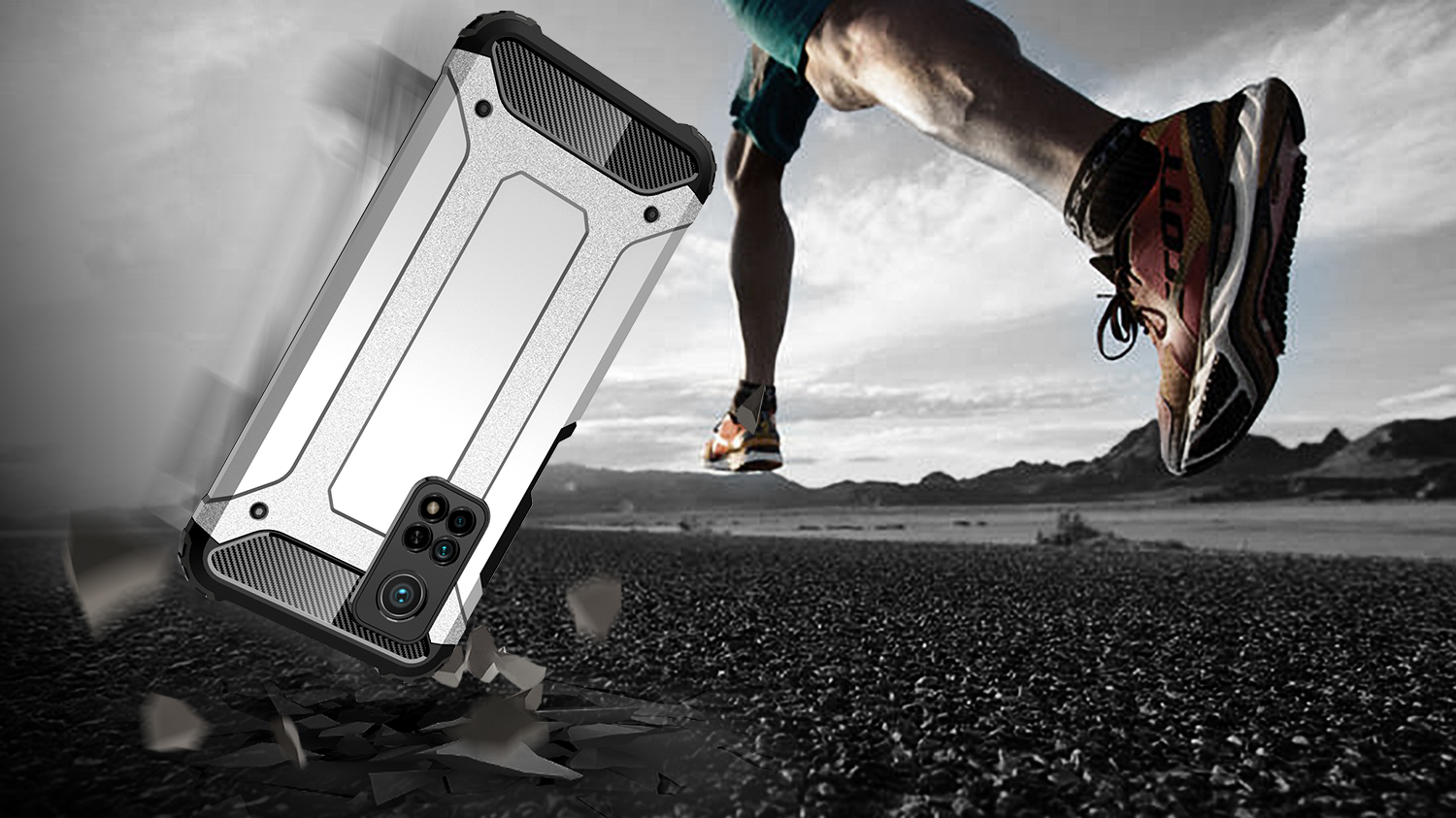 Case Xiaomi Mi 10T Pro 5G / Pre-order * เคส Hybrid Case PC + TPU กันรอย และพลาสติก *