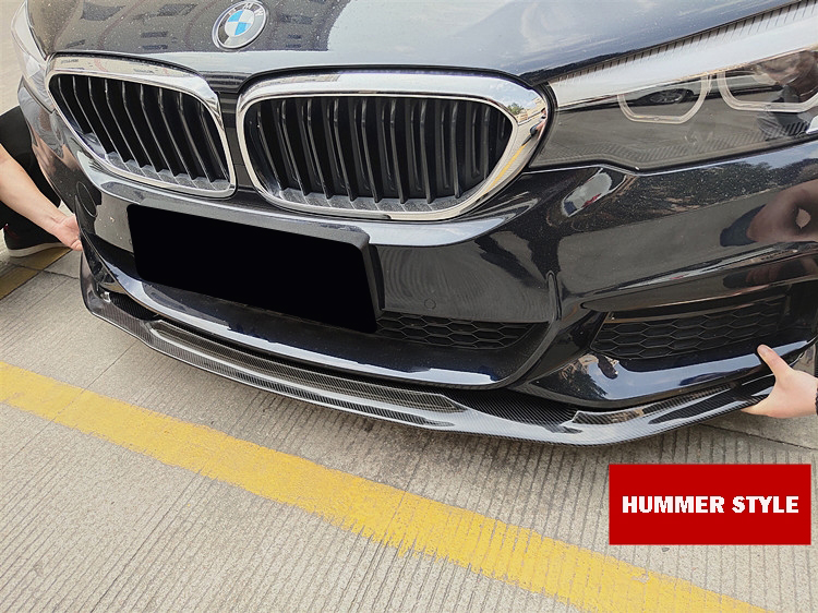 ลิ้นหน้า BMW G30 คาร์บอน ทรง HUMMER