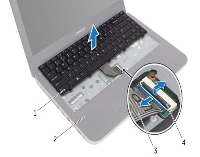 แป้นพิมพ์ Dell Latitude 3440 TH ENG แท้ศูนย์ประกัน Dell