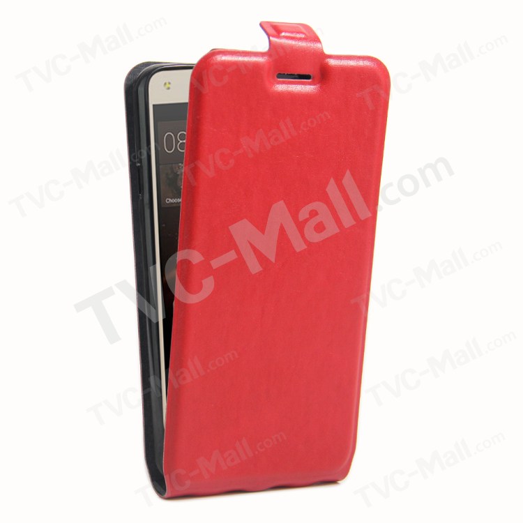 Case Huawei Y5ii / Pre-order * เคสแนวตั้ง ผิวหนังม้า *