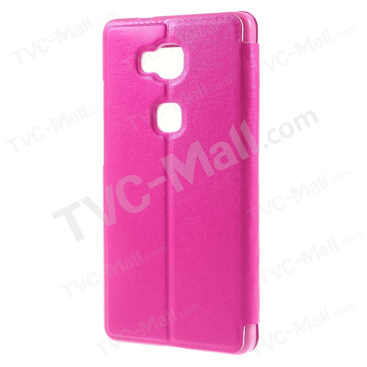 Case Huawei GR 5 / Pre-order * เคส 1ช่องหน้าต่าง หนังPC *
