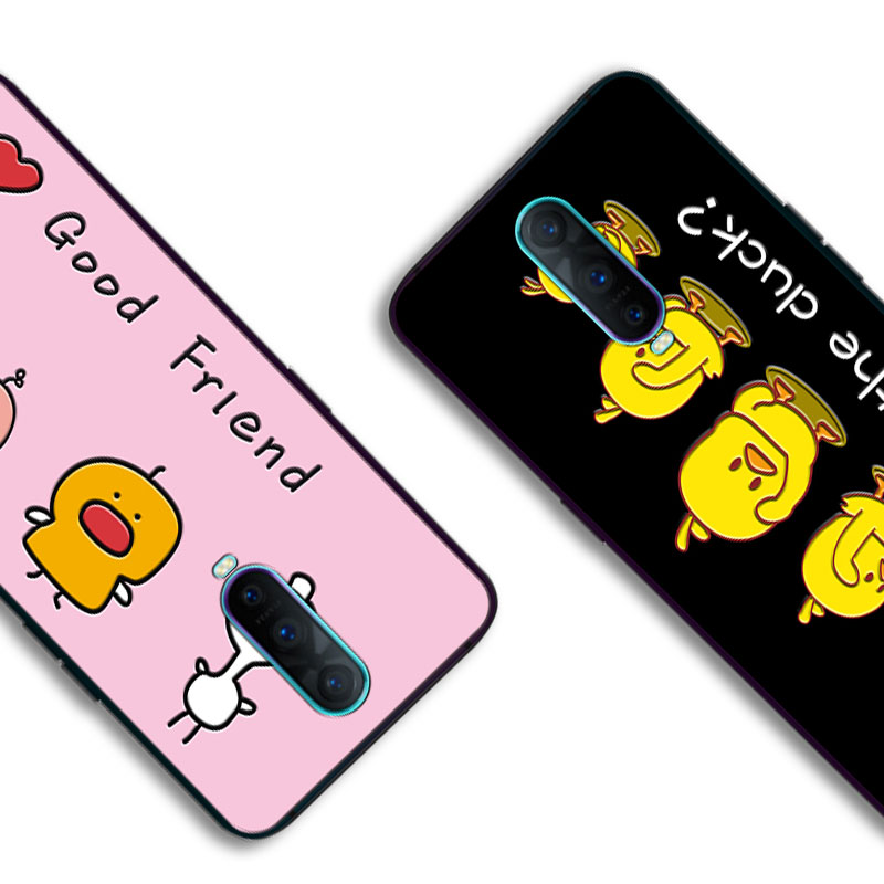 Case OPPO R17 Pro / Pre-Order * เคสการ์ตูน Tom Cat เป็ดสีเหลืองซิลิโคนนุ่ม TPU *