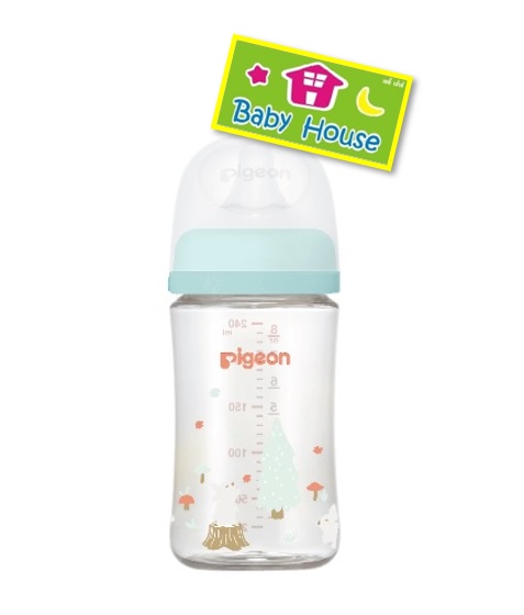 Pigeonขวดนมพีเจ้น PPWN คอกว้าง8oz แพค2ใบ Bear&Rabbit