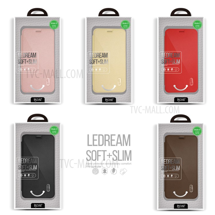 Case Huawei Mate 9 / Pre-order * LENUO Ledream สลิม ปกหนัง PU + PC Back เคสนุ่ม *