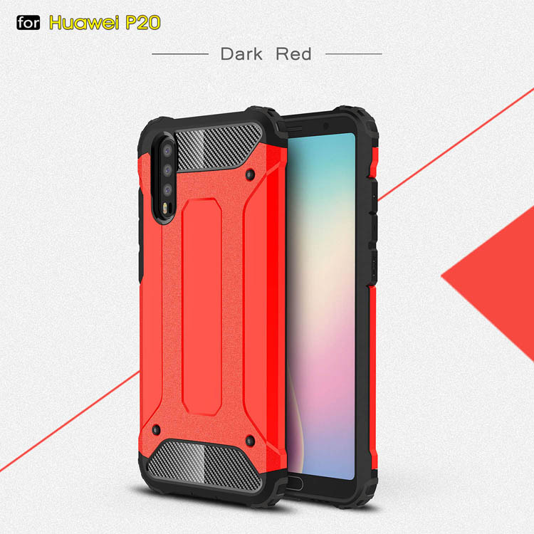 Case Huawei P20 / Pre-order * เคส TPU Combo ไฮบริด TPU และวัสดุพลาสติก *