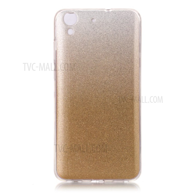 Case Huawei Y6ii / Pre-order * เคส TPU ซอฟท์ พื้นผิวมันวาวฝังตัวอยู่กับผงแวว *