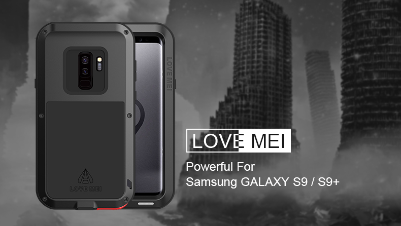 Case Samsung Galaxy S9 Plus / Pre-Order * LOVE MEI metal + TPU คุณภาพสูงนี้มีฟังก์ชั่นกันน้ำกันกระแทกและกันฝุ่น *