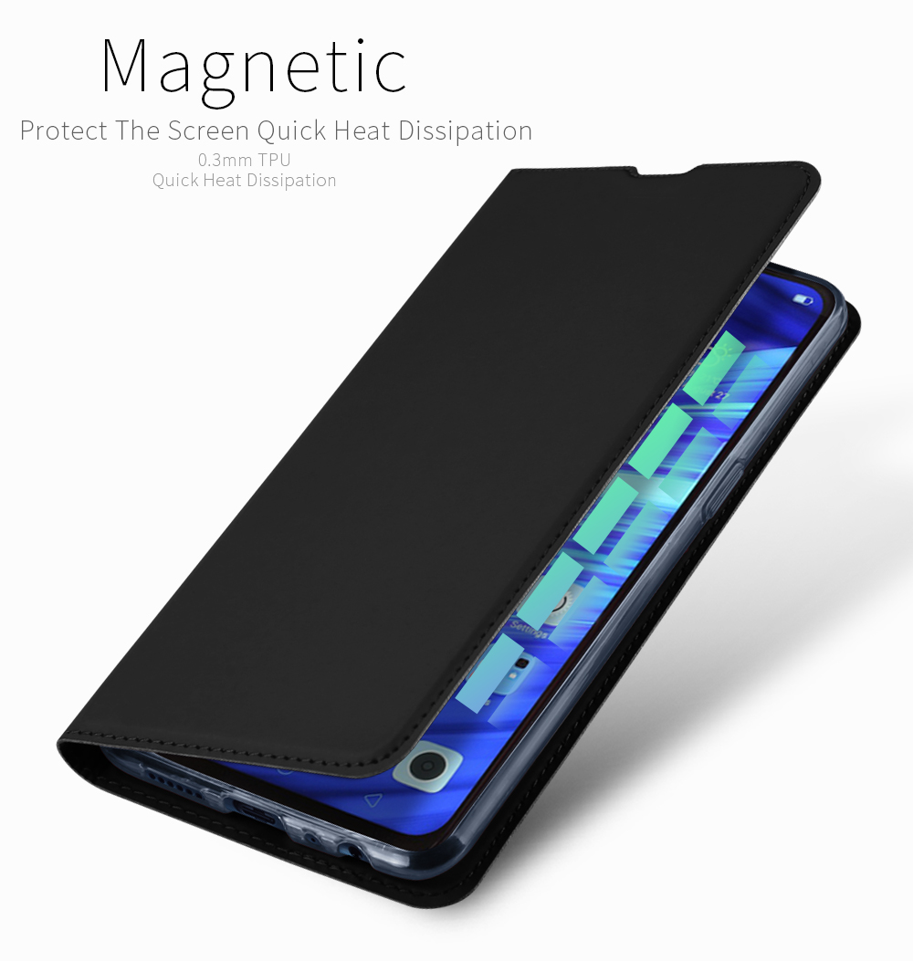 Case OPPO F9 / Pre-Order * DUX DUCIS หนัง PU ที่มีผิวมันเงาและเรียบเนียน *